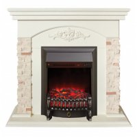 Каминокомплект RealFlame Neapolis WT с очагом Fobos Lux Black S