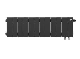 Биметаллический радиатор отопления Royal Thermo PianoForte 200 12 секций Noir Sable VDR