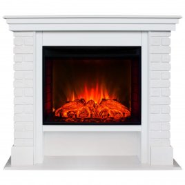 Каминокомплект RealFlame Brixton 25.5 WT с очагом Evrika 25.5