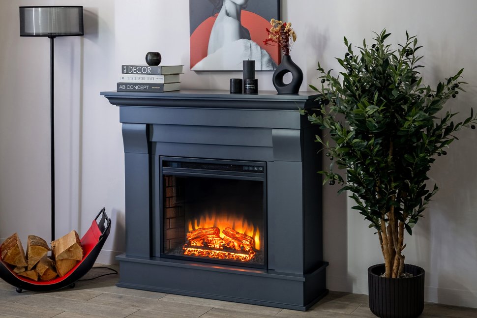 Каминокомплект Royal Flame Monaco (Разборный) с очагом Vision 23 EF LED FX серый графит