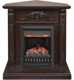 Каминокомплект RealFlame Anita corner STD/EUG AO с очагом 3D Oregan