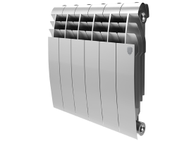Биметаллический радиатор отопления Royal Thermo BiLiner 350 4 секции Silver Satin