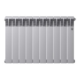 Биметаллический радиатор отопления Royal Thermo Revolution Bimetall 500 2.0 10 секций Silver Satin