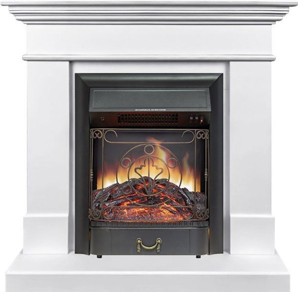 Каминокомплект Royal Flame California STD CRM (Разборный) с очагом Majestic FX Black санд сноу