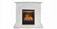 Каминокомплект RealFlame Dominica Corner STD/EUG WT с очагом 3D Olympic