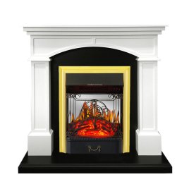 Каминокомплект Royal Flame Langford c очагом Majestic FX M Brass