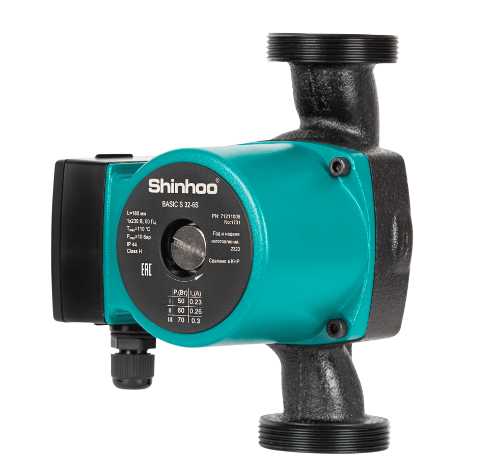 Циркуляционный насос Shinhoo Basic S 32-6S