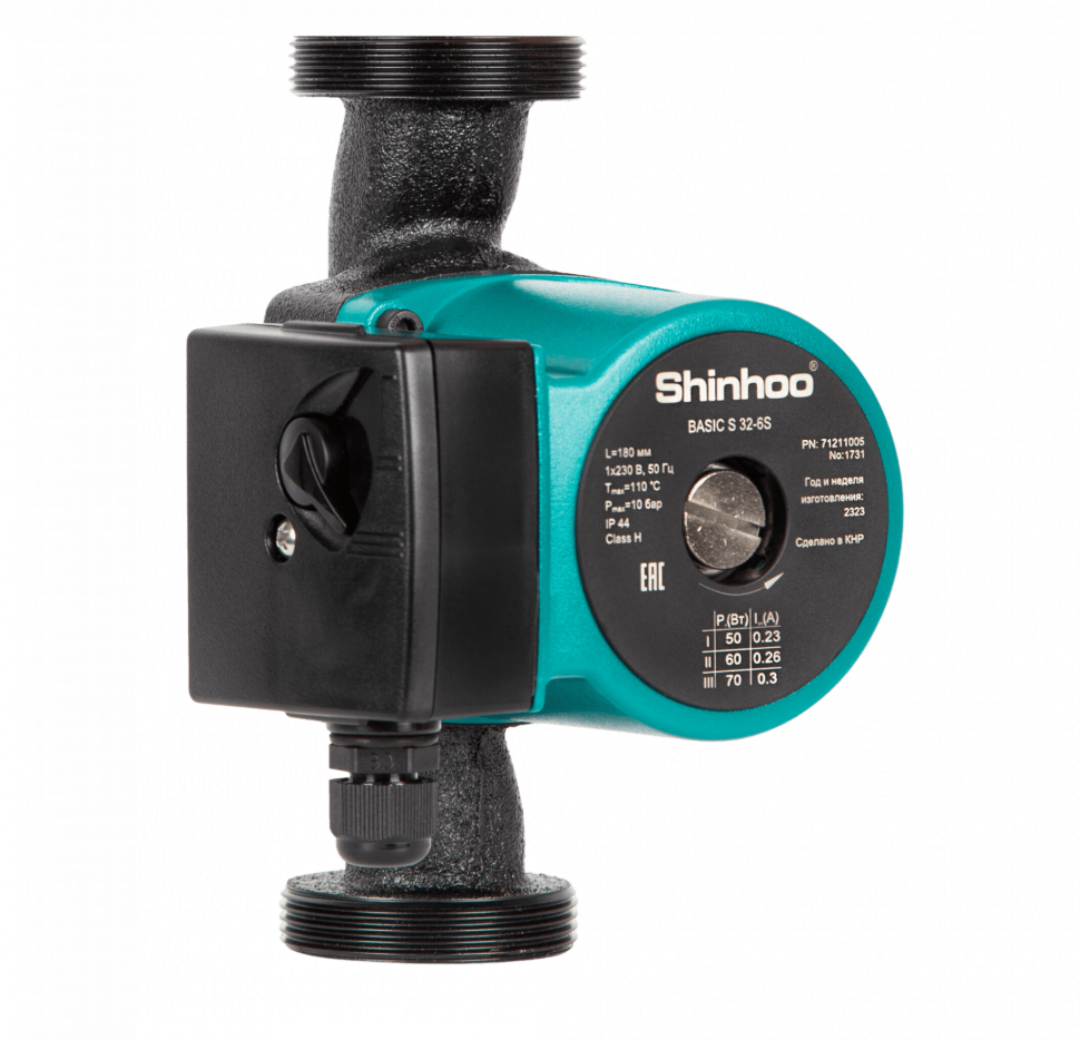Циркуляционный насос Shinhoo Basic S 32-6S