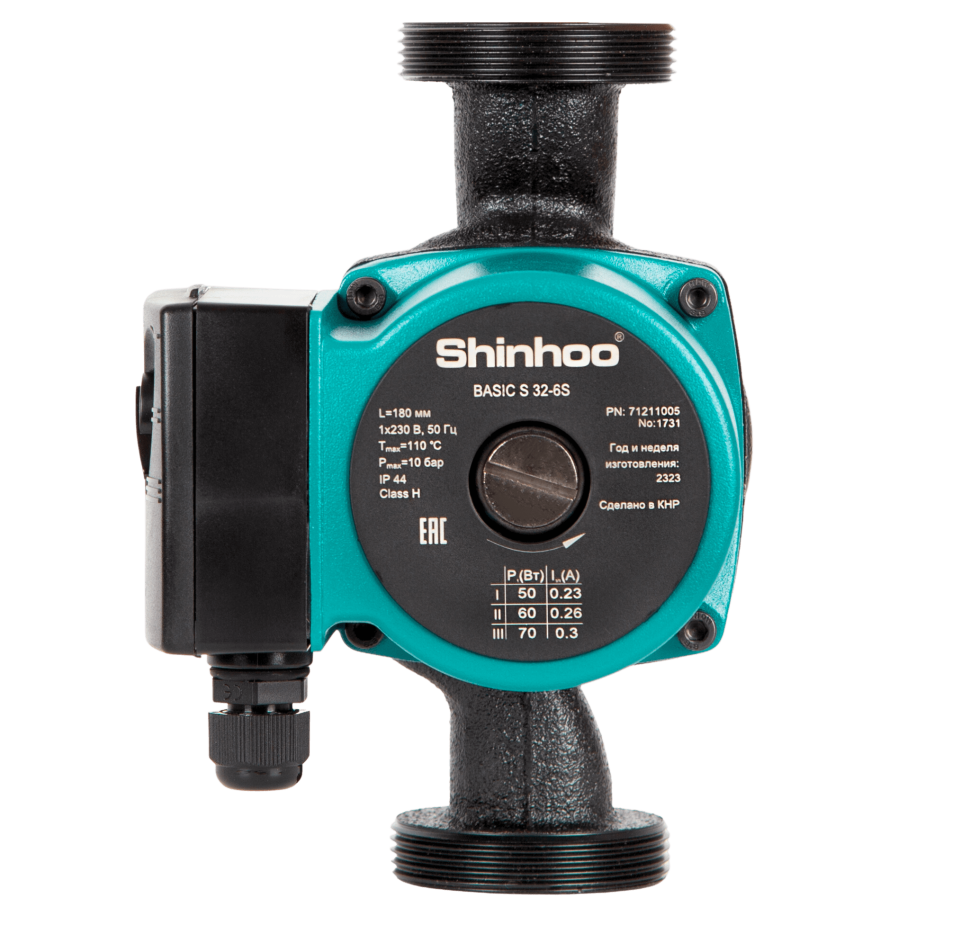 Циркуляционный насос Shinhoo Basic S 32-6S