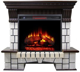 Каминокомплект Interflame Экстер темный дуб с очагом Foton 26 LED FX QZ