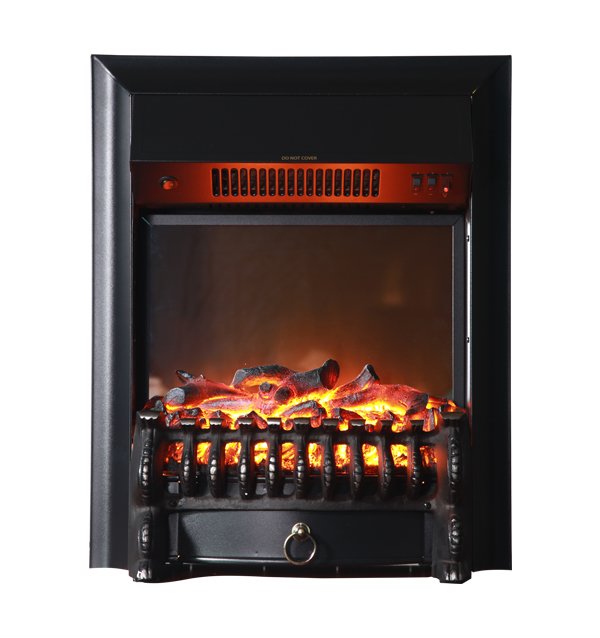 Каминокомплект Interflame Берта Люкс с очагом Fobos FX M Black темный дуб