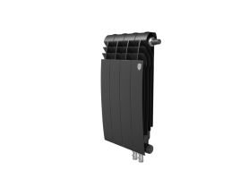 Биметаллический радиатор отопления Royal Thermo BiLiner 500 VR 4 секции Noir Sable