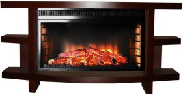 Каминокомплект Interflame Лонг с очагом Panoramic 33W LED FX махагон