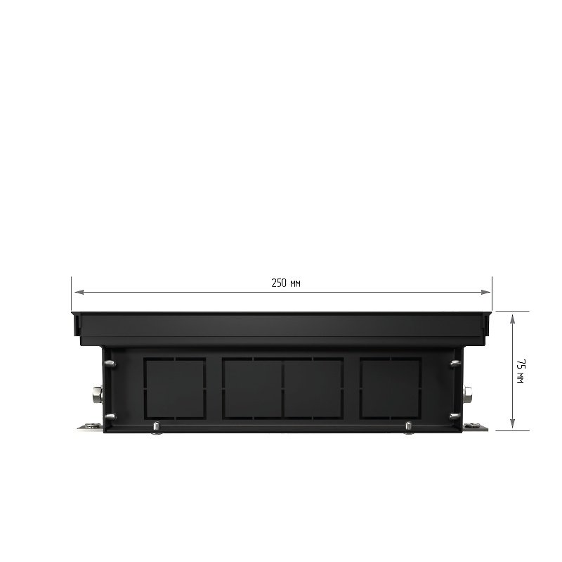 Внутрипольный конвектор Royal Thermo Atrium 75/250/1500-DG-U-BL