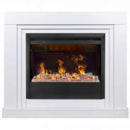 Каминокомплект RealFlame Stanley 26 WT с очагом Helios 26 SBG 3D