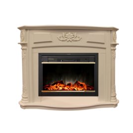Каминокомплект RealFlame Sofia 26 WT с очагом Moonblaze Lux Brass